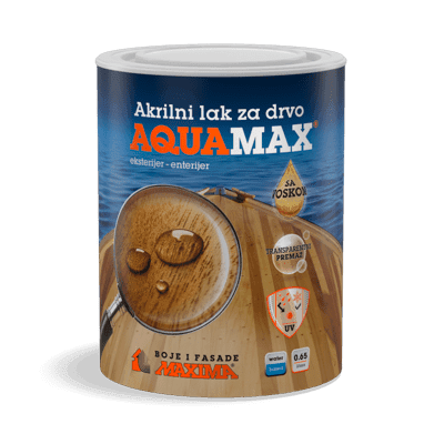 MAXIMA AQUAMAX AKRILNI LAK ZA DRVO 0,65L