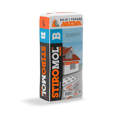 LJEPILO ZA STIROPOR BAZNI 25/1 48# MAXIMA STIROMOL