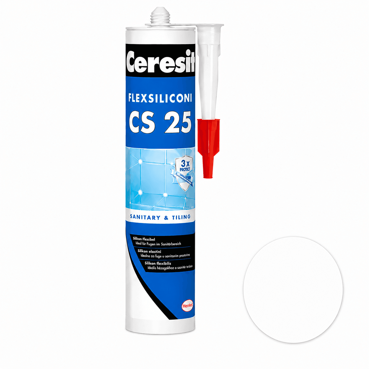 CERESIT CS25TP white SAN.SILIKON 280ml