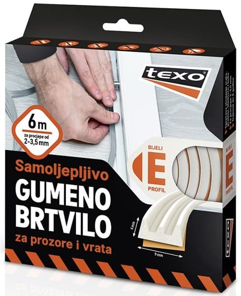 TEXO GUMENO BRTVILO E 6M BIJELO