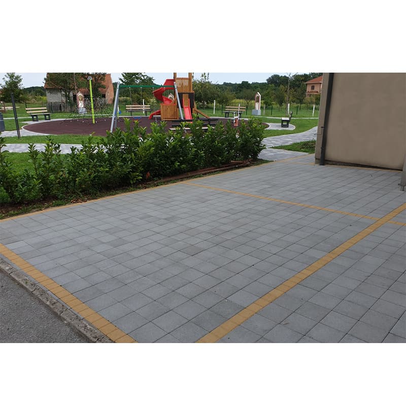 OPLOČNIK APOLON AP1 20X20X6cm SIVI Glatki - Samoborka