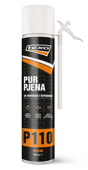 TEXO PU PJENA  P110 RUČNA 750ML