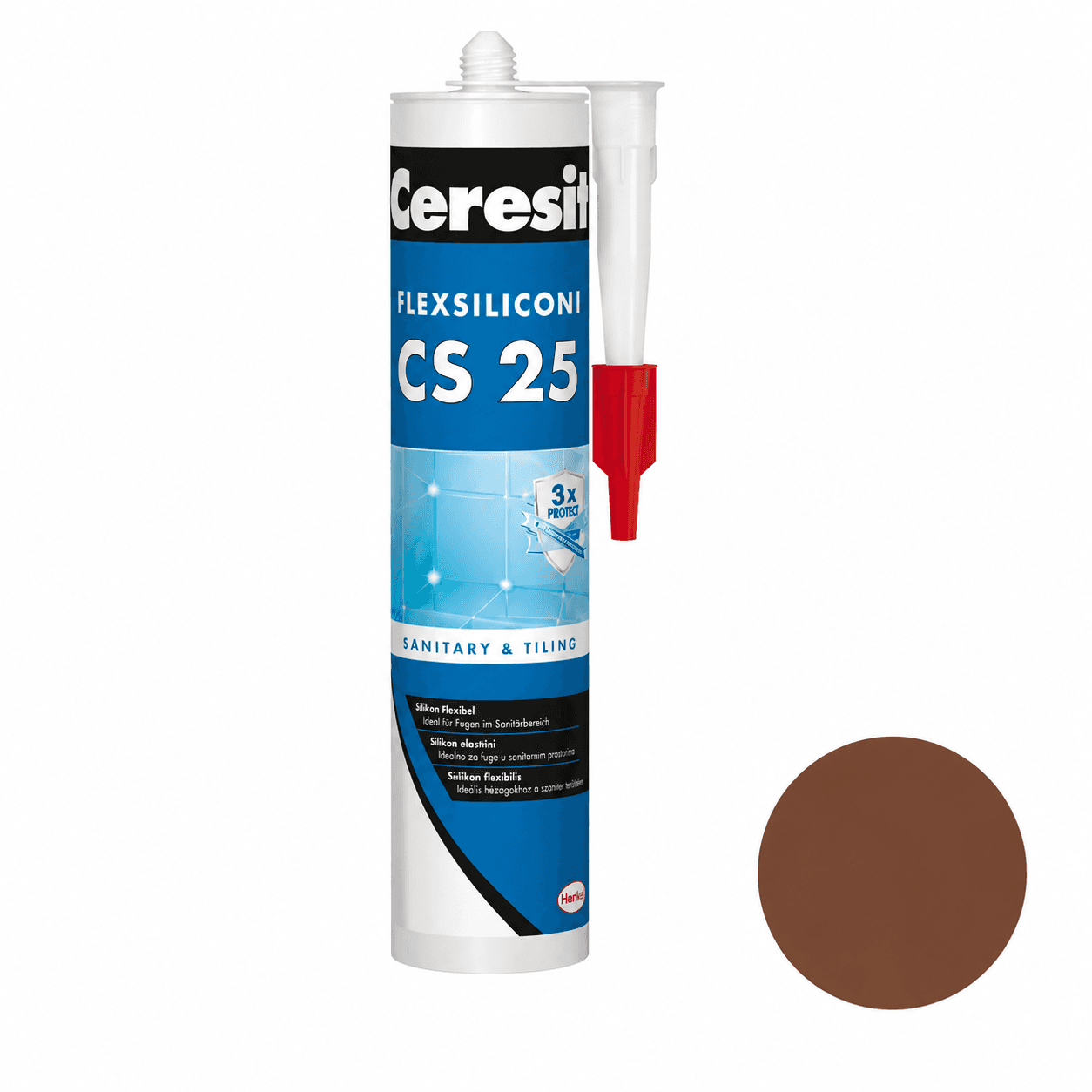 CERESIT CS25 59brown SAN.SILIKON 280ml