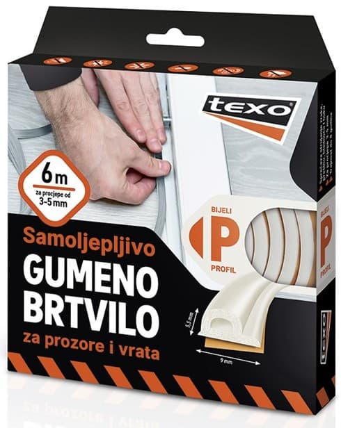 TEXO GUMENO BRTVILO P 6M BIJELO