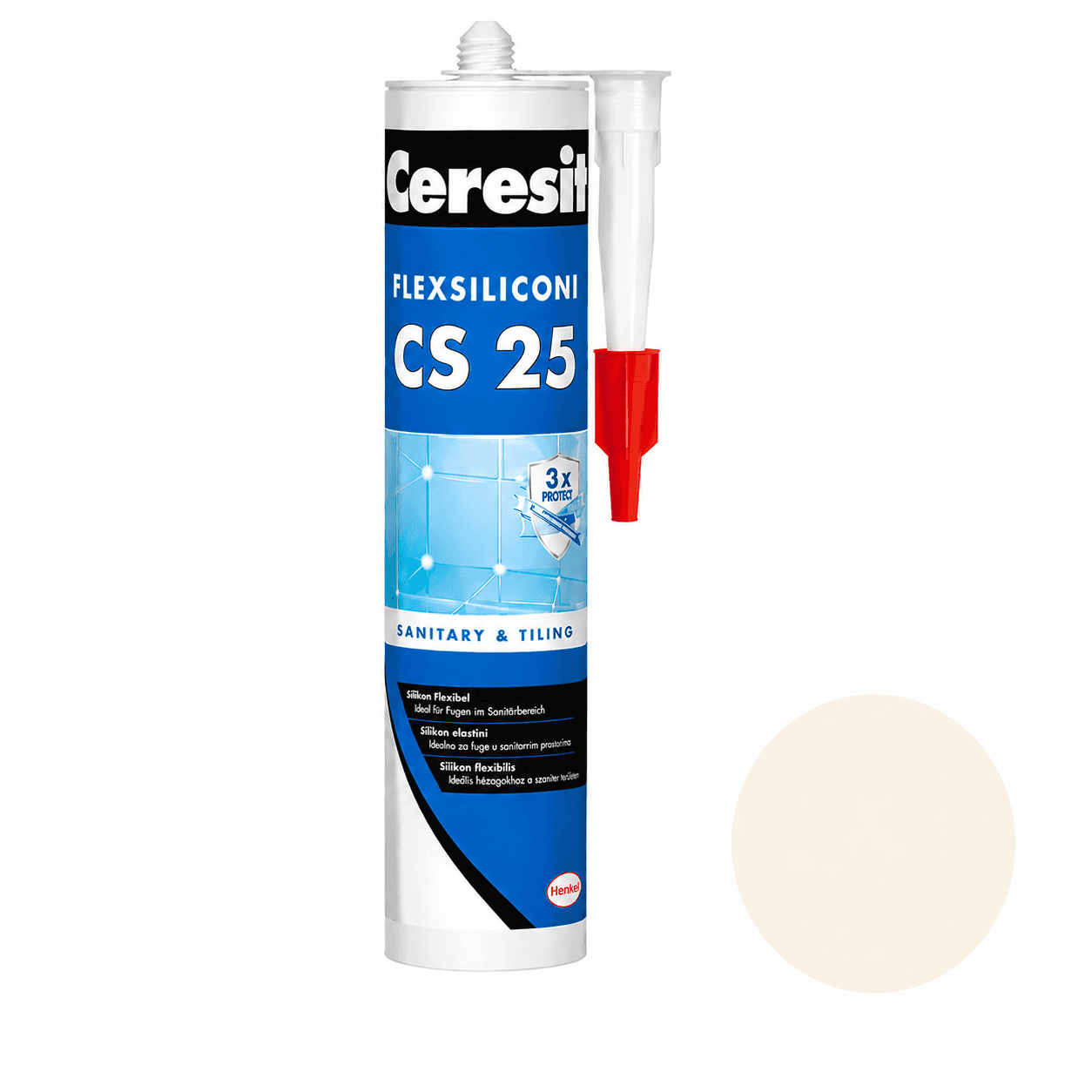 CERESIT CS25TP jasmin SAN.SILIKON 280ml