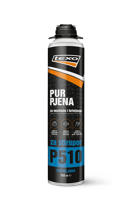 TEXO PU PJENA STIR.PIŠT.P510 750ML