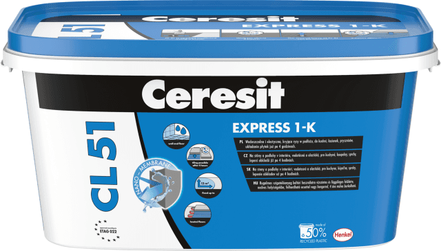 CERESIT CL 51 5KG (1 komp.hidroizolacij jednokomponentni hidroizolacijski premaz